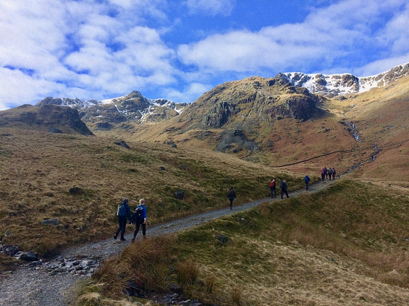 On the way up Hellvelyn